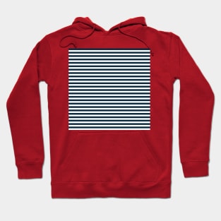 Navy Blue Nautical Lines Hoodie